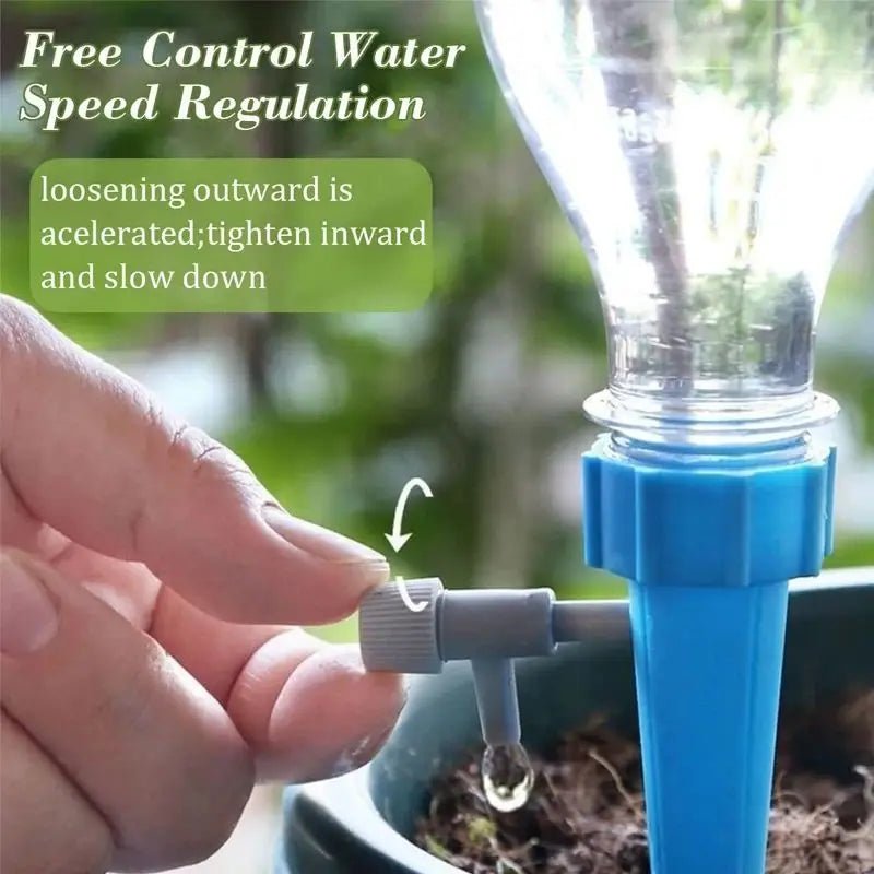 Automatic Drip Irrigation System Self Watering Spike for Flower Plants Greenhouse Garden Adjustable Auto Water Dripper Device - Avero