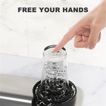 Automatic High Pressure Cup Washer Faucet Glass Rinser Glass Cup Washer Bar Beer Milk Tea Cup Cleaner Kitchen Sink Accessories - Avero