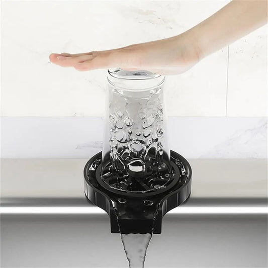 Automatic High Pressure Cup Washer Faucet Glass Rinser Glass Cup Washer Bar Beer Milk Tea Cup Cleaner Kitchen Sink Accessories - Avero
