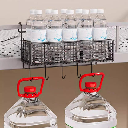 Bedside Hanging Storage Basket Convenient Multifunctional Metal Rack for Hotel Bed & Bunk Bed Bathroom Kitchen Dormitory - Avero