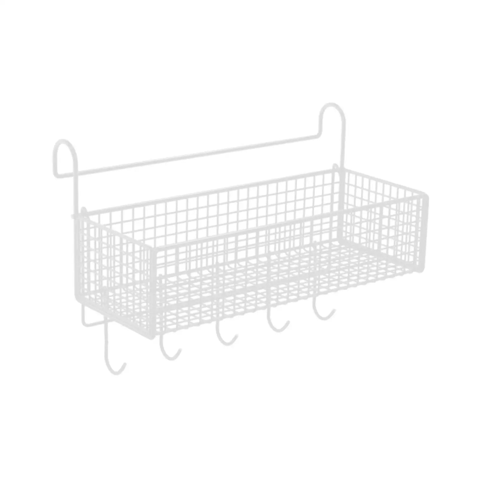 Bedside Hanging Storage Basket Convenient Multifunctional Metal Rack for Hotel Bed & Bunk Bed Bathroom Kitchen Dormitory - Avero