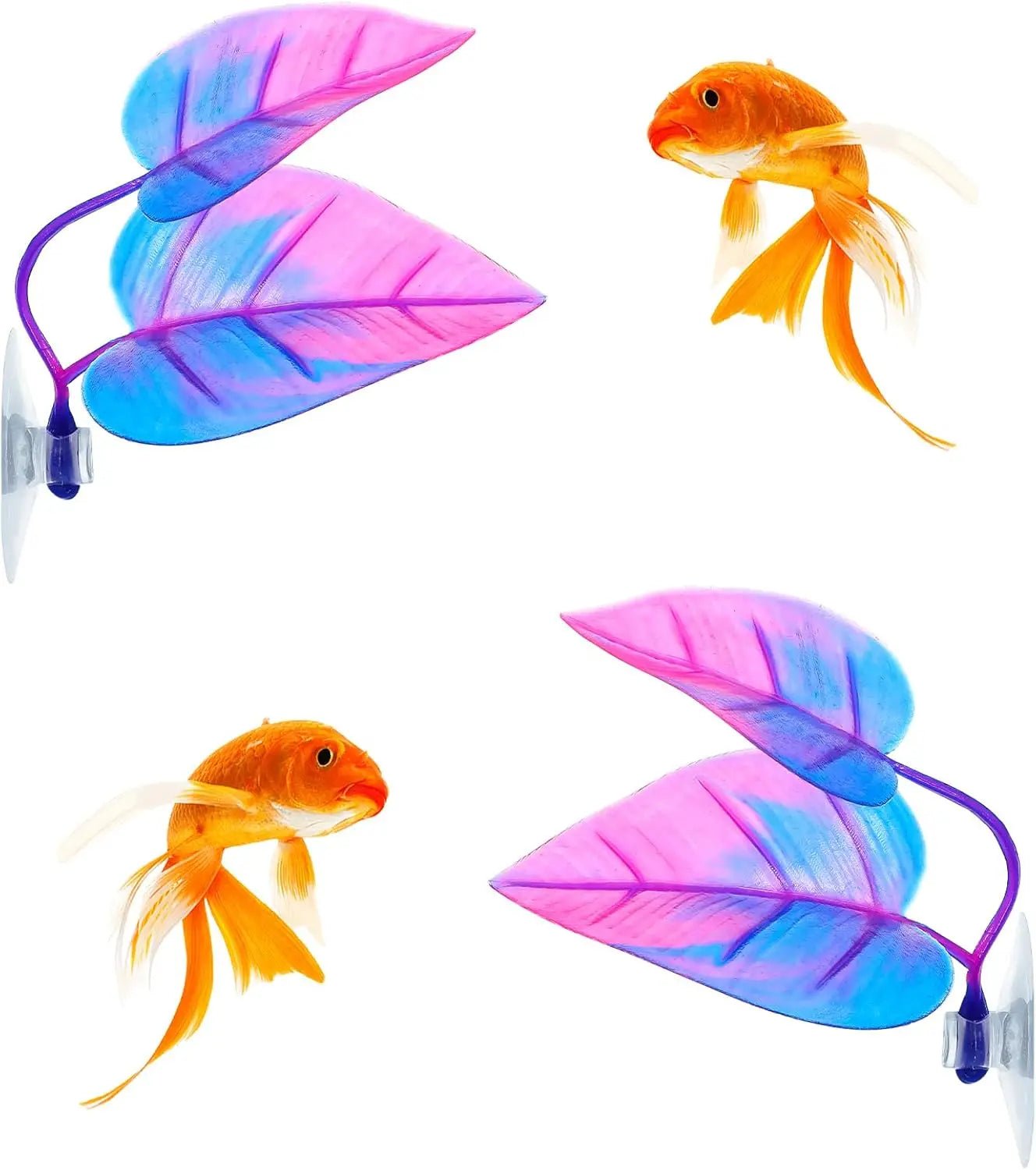 Betta Fish Leaf Hammock Simulating The Natural Habitat for Betta Spawning Breeding Resting Bed Aquarium Decoration - Avero