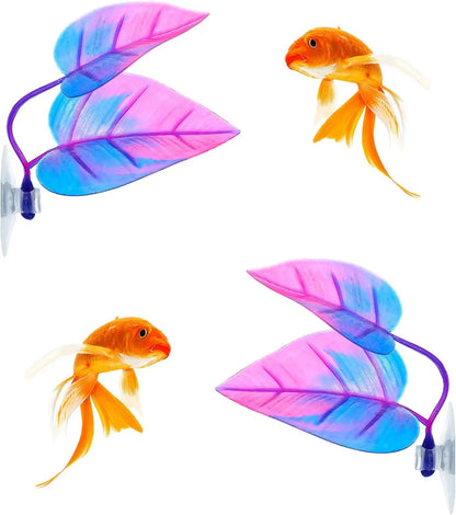 Betta Fish Leaf Hammock Simulating The Natural Habitat for Betta Spawning Breeding Resting Bed Aquarium Decoration - Avero