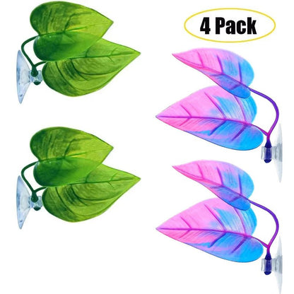 Betta Fish Leaf Hammock Simulating The Natural Habitat for Betta Spawning Breeding Resting Bed Aquarium Decoration - Avero