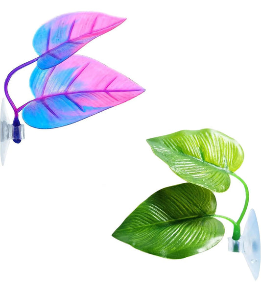Betta Fish Leaf Hammock Simulating The Natural Habitat for Betta Spawning Breeding Resting Bed Aquarium Decoration - Avero