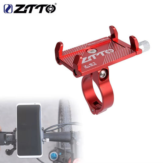 Bicycle Phone Holder Reliable Mount Universal MTB Mobile Cell GPS Metal Motorcycle Holder on Road Bike Moto M365 Handlebar - Avero