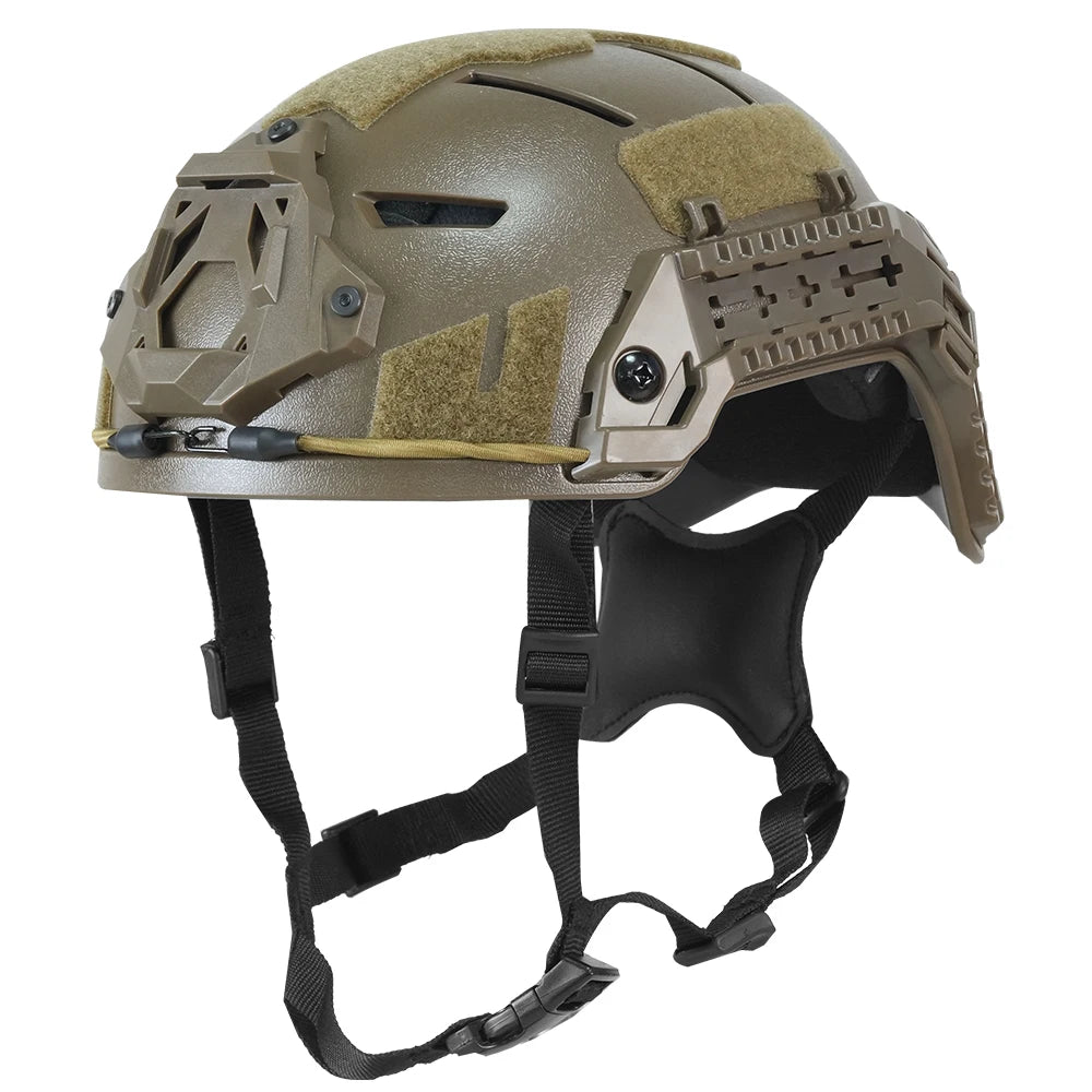 BOOIU Tactical Helmet ABS Child Helmet for Head Circumference 50 - 55cm Outdoor Sport CS Riding Airsoft Helmets Protect Equipment - Avero