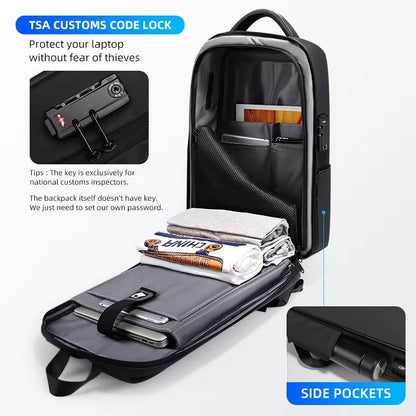 Brand Laptop Backpack Anti - Theft Waterproof School Backpacks USB Charging Men Business Travel Bag Backpack New Design - Avero