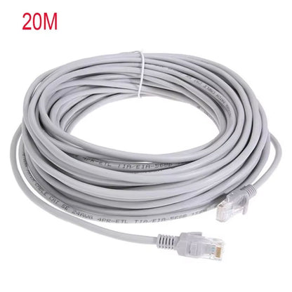 Cable Ethernet De Alta Velocidad Cat5E RJ45 Cable De Red LAN Enrutador De Ordenador Patch Cord , 1M/5M/10M/15M/20M/30M/50M - Avero