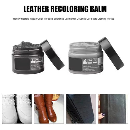 Car Leather Repair Kit Liquid Skin Recoloring Balm No Heat Repair Tool Auto Seat Holes Scratch Cracks Rips Restoration Set Shoes - Avero
