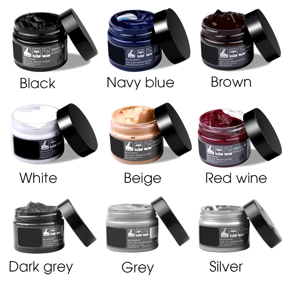 Car Leather Repair Kit Liquid Skin Recoloring Balm No Heat Repair Tool Auto Seat Holes Scratch Cracks Rips Restoration Set Shoes - Avero