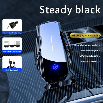 Car Magnetic Cell Phone Holder wireless charger Mobile Phone Stand in Car GPS Support 360° Rotatable Mount For iPhone 14 Xiaomi - Avero