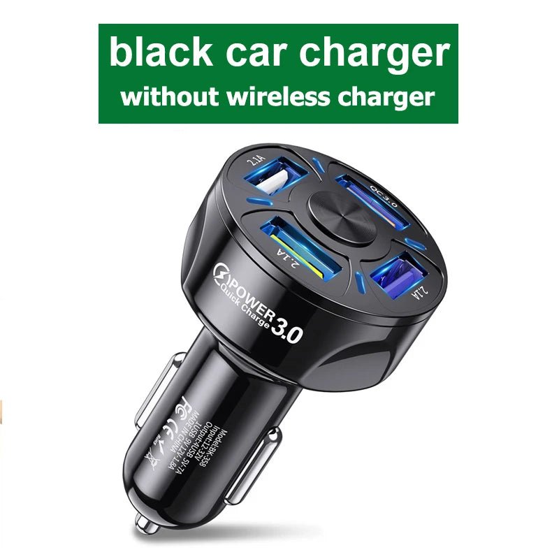 Car Magnetic Cell Phone Holder wireless charger Mobile Phone Stand in Car GPS Support 360° Rotatable Mount For iPhone 14 Xiaomi - Avero