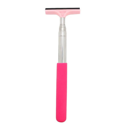 Car Rearview Mirror Wiper Cleaning Tool Auto Glass Mist Cleaner Scraper Car Accessories Handle Telescopic Window Cleaning Brush - Avero