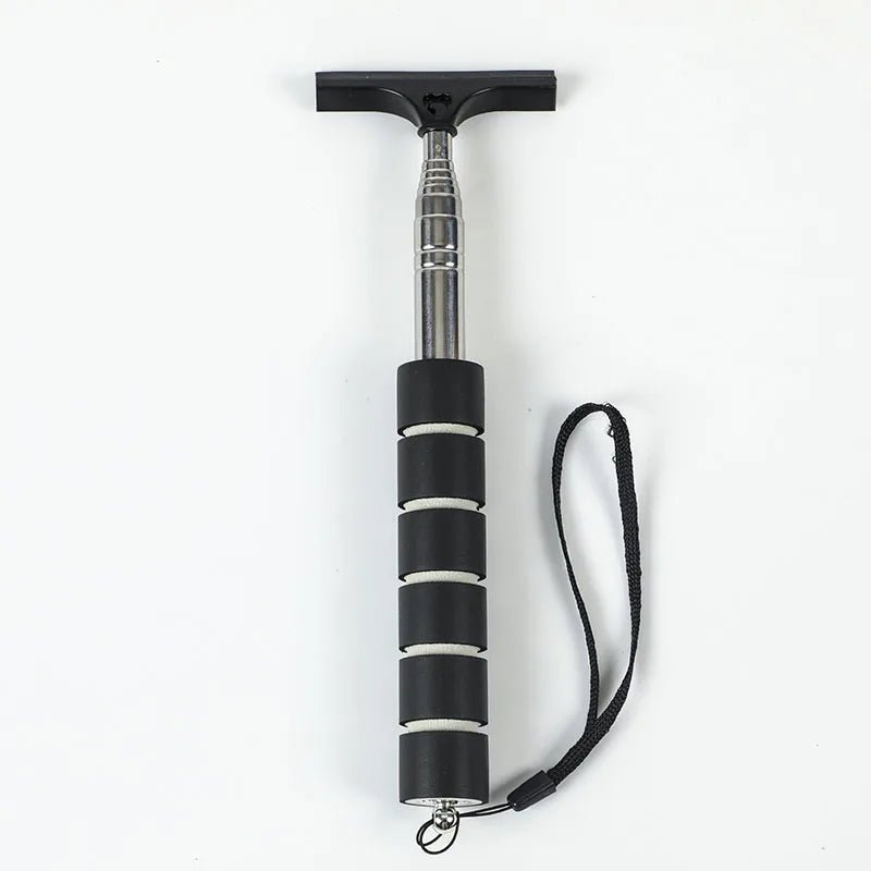 Car Rearview Mirror Wiper Cleaning Tool Auto Glass Mist Cleaner Scraper Car Accessories Handle Telescopic Window Cleaning Brush - Avero