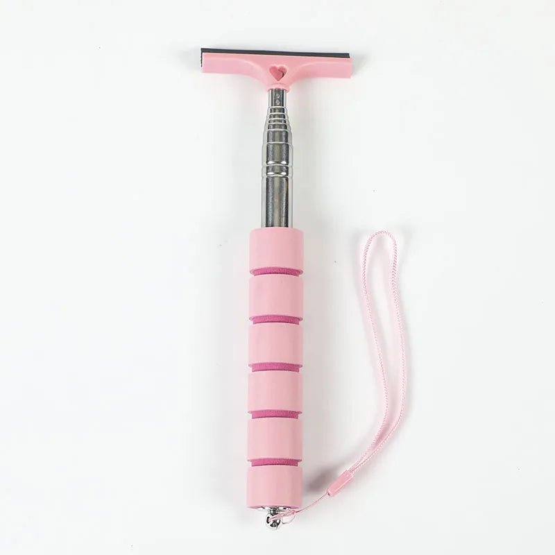 Car Rearview Mirror Wiper Cleaning Tool Auto Glass Mist Cleaner Scraper Car Accessories Handle Telescopic Window Cleaning Brush - Avero