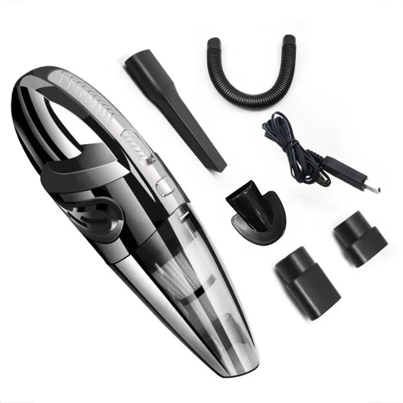 Car Vacuum Cleaner Handheld Wireless Charging Model High Power Small Car Interior Vacuum Cleaner 1 Set - Avero