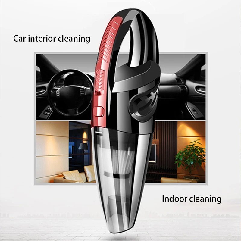 Car Vacuum Cleaner Handheld Wireless Charging Model High Power Small Car Interior Vacuum Cleaner 1 Set - Avero
