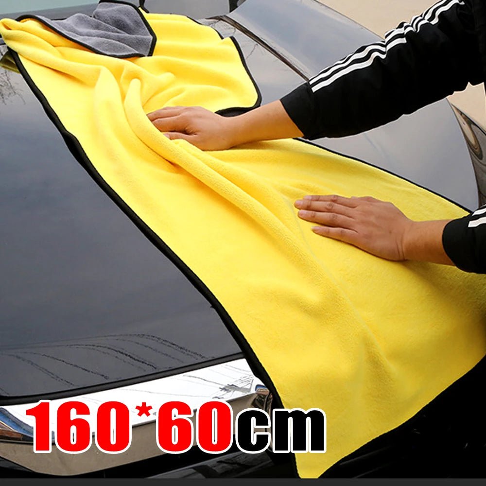Car Wash Towel Microfiber High Water Absorption Cleaning Towels Thickened Soft Car Washing Drying Cloth Car Care Cloth Detailing - Avero