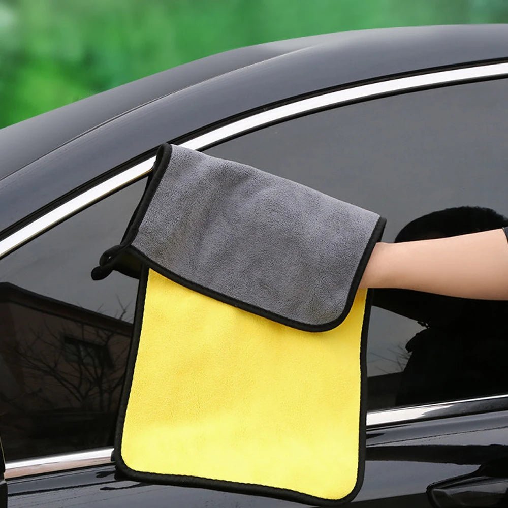 Car Wash Towel Microfiber High Water Absorption Cleaning Towels Thickened Soft Car Washing Drying Cloth Car Care Cloth Detailing - Avero