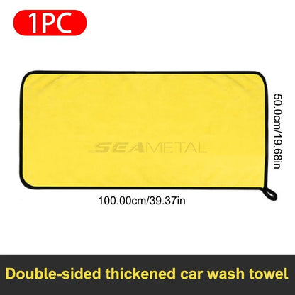 Car Wash Towel Microfiber High Water Absorption Cleaning Towels Thickened Soft Car Washing Drying Cloth Car Care Cloth Detailing - Avero