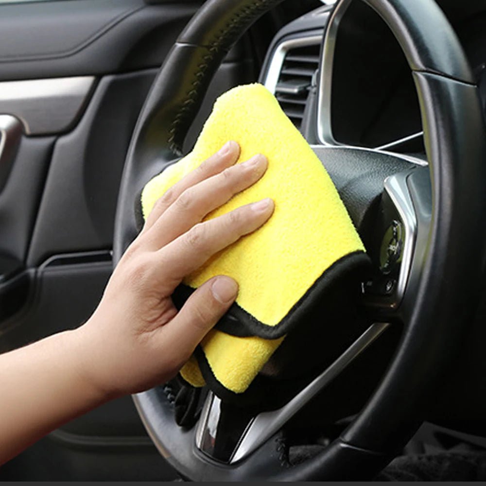 Car Wash Towel Microfiber High Water Absorption Cleaning Towels Thickened Soft Car Washing Drying Cloth Car Care Cloth Detailing - Avero