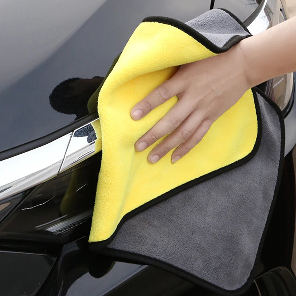 Car Wash Towel Microfiber High Water Absorption Cleaning Towels Thickened Soft Car Washing Drying Cloth Car Care Cloth Detailing - Avero