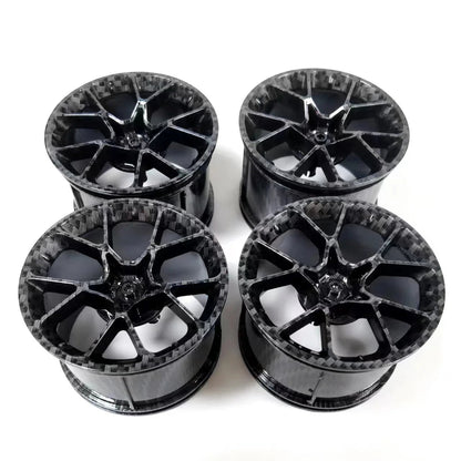 Carbon Fiber Accessories Tail Wheel Hub 23799 80279 Tyre 37383 73398 68577 MOC Compatible Lego Car Building Block Bricks - Avero