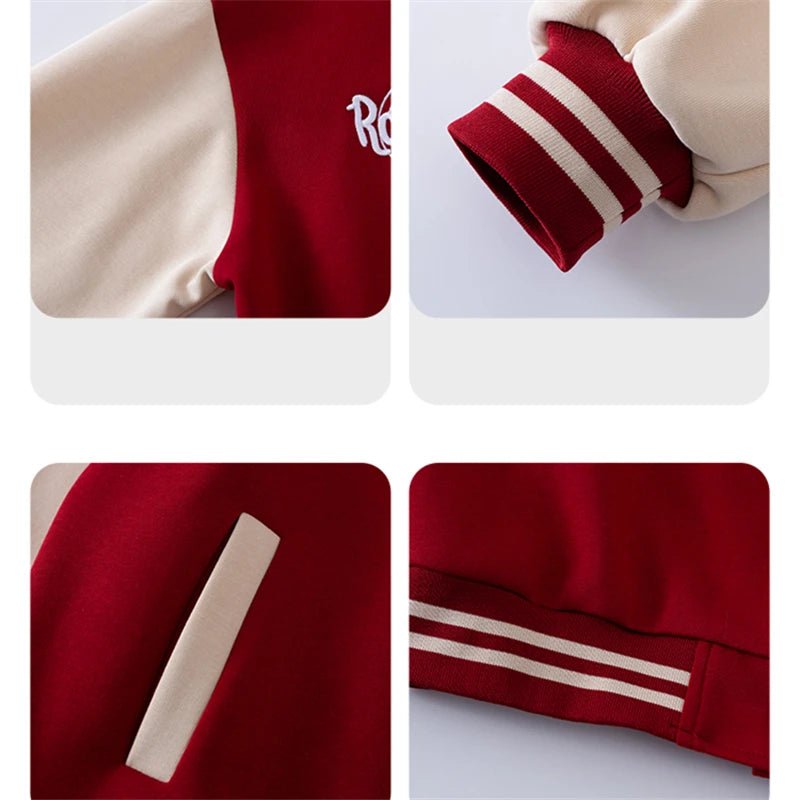 Casual Girl's Spring Autumn Jacket Children Fashionable Baseball Uniform Top for 5 6 7 8 9 10 11 12 13 14 Years Kids Spoty Coat - Avero