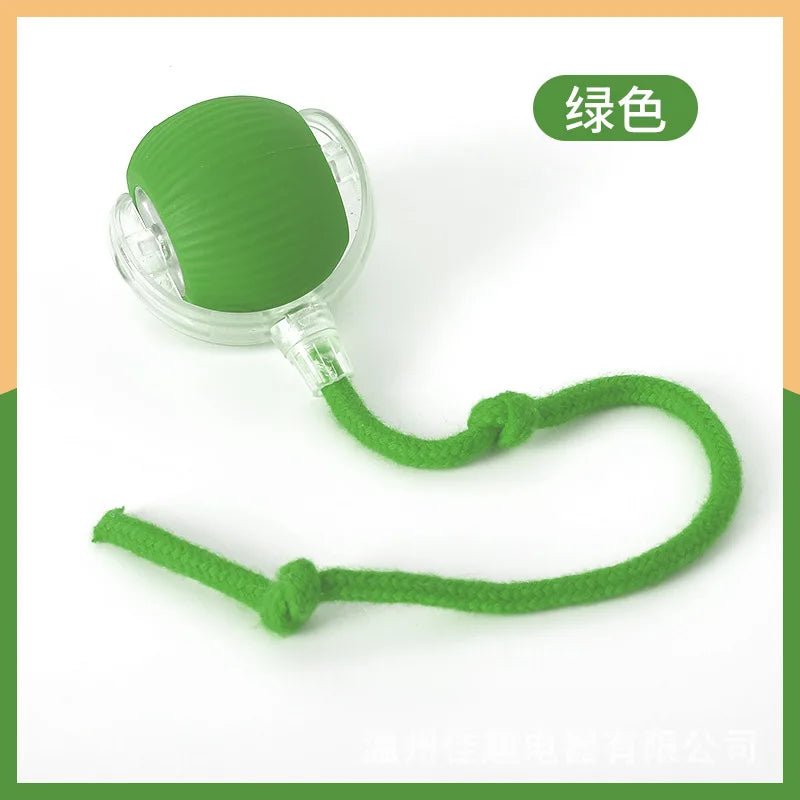 Cat Interactive ball Toy, Automatic Rolling Ball with Tail, Rechargeable Smart Pet Interactive Toy, Intelligent toy for Cat - Avero