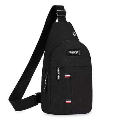 Chest Bag Men's One Shoulder Crossbody Bag Large Capacity Outdoor Sports And Leisure Fashion Small Shoulder Bag Large Capacit - Avero