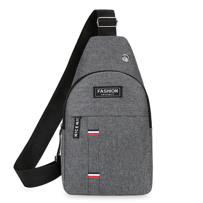 Chest Bag Men's One Shoulder Crossbody Bag Large Capacity Outdoor Sports And Leisure Fashion Small Shoulder Bag Large Capacit - Avero