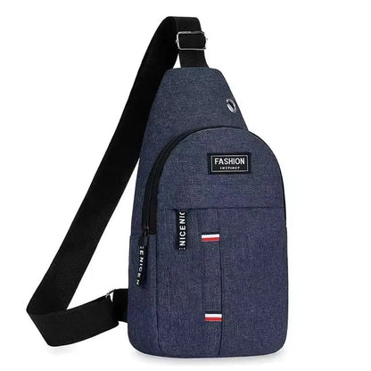 Chest Bag Men's One Shoulder Crossbody Bag Large Capacity Outdoor Sports And Leisure Fashion Small Shoulder Bag Large Capacit - Avero