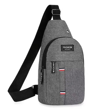 Chest Bag Men's One Shoulder Crossbody Bag Large Capacity Outdoor Sports And Leisure Fashion Small Shoulder Bag Large Capacit - Avero