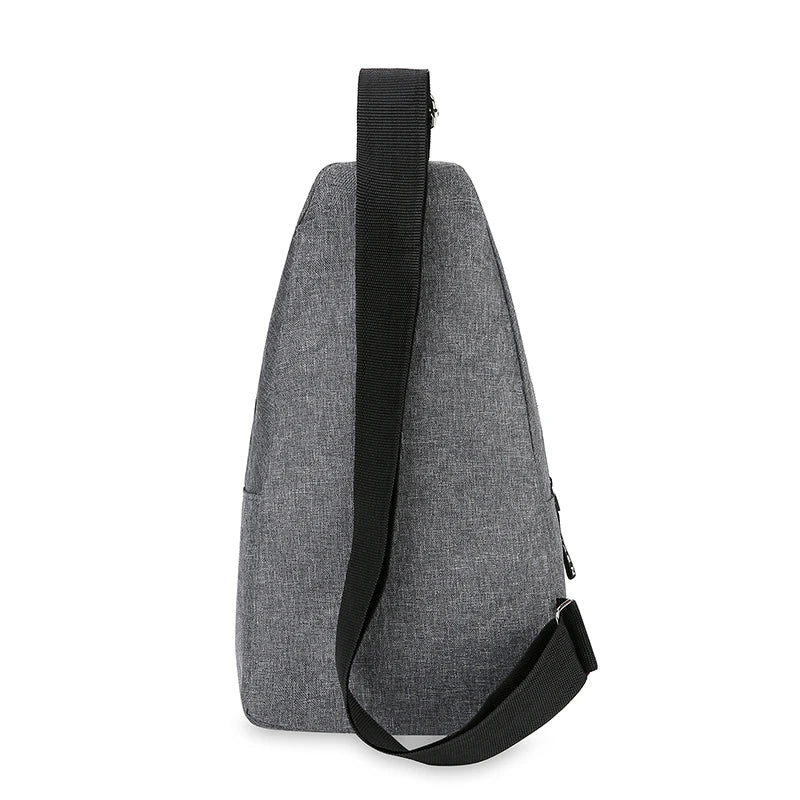Chest Bag Men's One Shoulder Crossbody Bag Large Capacity Outdoor Sports And Leisure Fashion Small Shoulder Bag Large Capacit - Avero