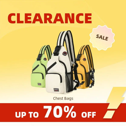Clearance_New Fashion Chest Bag Ins Style Messenger Bag 2 in 1 Shoulder Bag Multi - function Large Capacity Outdoor Bags for Women - Avero