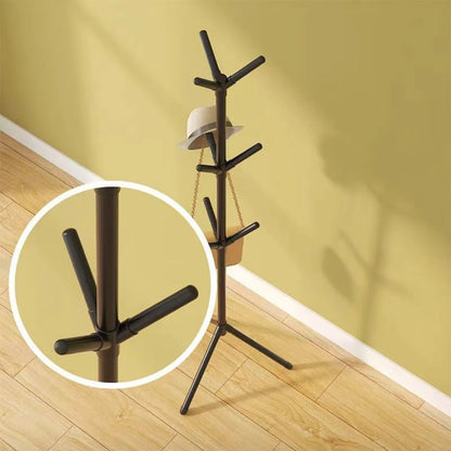 Clothes and Hats Rack Floor To Floor Bedroom Coat Hook Bedroom Vertical Tree Branch Shape Holder Hat Scarf Handbag Storage Hange - Avero