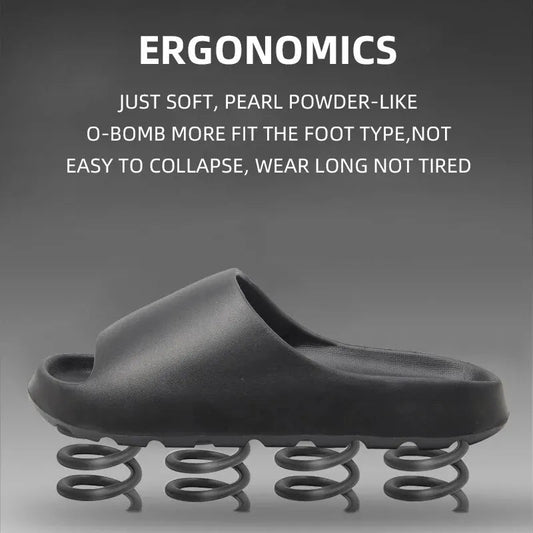 Coconut Slippers Feel like Stepping on Shit Thick - soled Sandals Summer New Non - slip Wearing Sandals - Avero