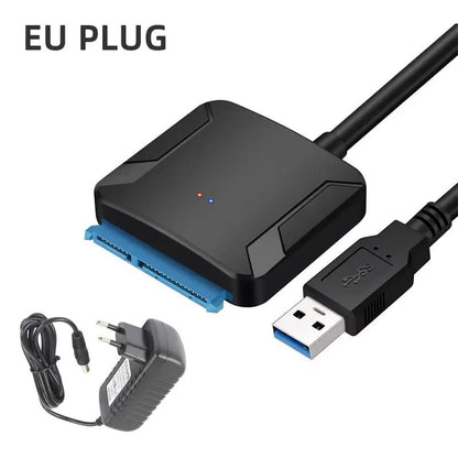 Coolcirc USB 3.0 To Sata Cable For 2.5 Inch External HDD SSD Hard Drive Adapter SATA To USB Hard Disk Adapter Cable - Avero