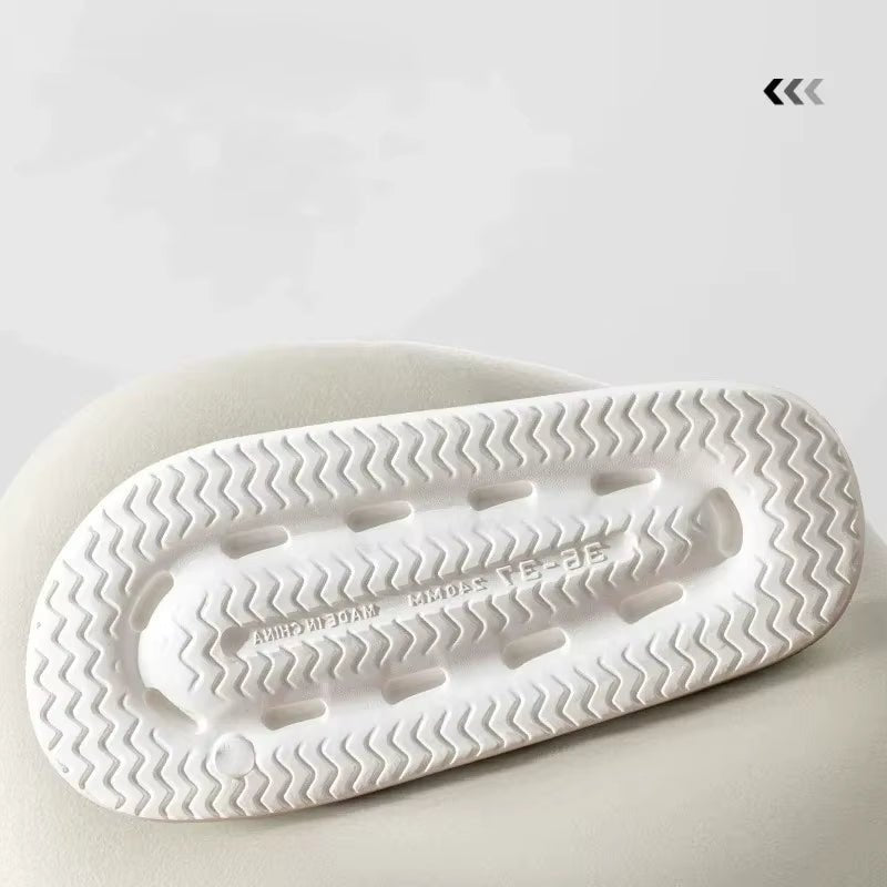 Cute Couple Pillow Slippers Female Summer Wear 2024 New Bathroom Bath Non - Slip Indoor Home Eva Thick Bottom Sandals - Avero