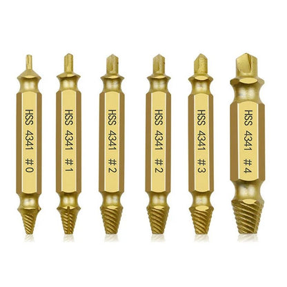Damaged Screw Extractor Set HSS Drill Bit Stripped Broken Remover Small Easily Quickly Take Out Kit Easy Demolition Power Tools - Avero