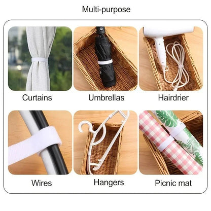 Data Cable Management Cable Tie Reusable Removable Multi - purpose Wire Organizer Data Cable Storage Tape Plant Fixation - Avero