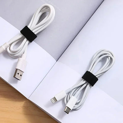 Data Cable Management Cable Tie Reusable Removable Multi - purpose Wire Organizer Data Cable Storage Tape Plant Fixation - Avero