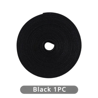 Data Cable Management Cable Tie Reusable Removable Multi - purpose Wire Organizer Data Cable Storage Tape Plant Fixation - Avero