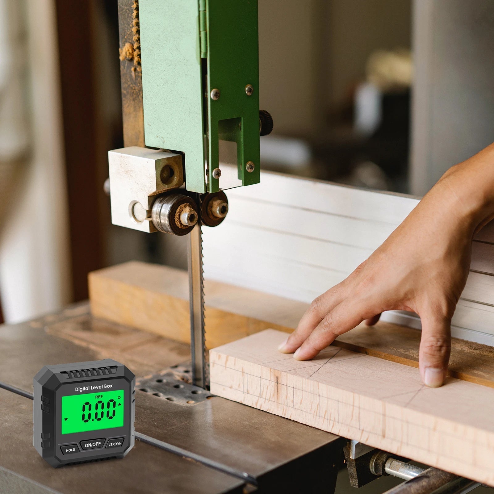 Digital Inclinometer Electronic Goniometer 360° Angle Meter Level Angle Gauge Bevel Protractor Slope Measure Magnetic Base - Avero