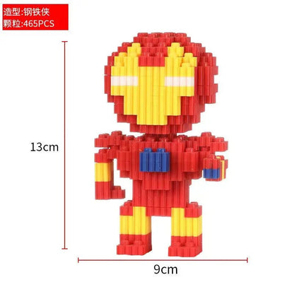 Disney and Marvel peripherals are compatible with Lego small particle assembly building blocks, small toy puzzle ornaments - Avero