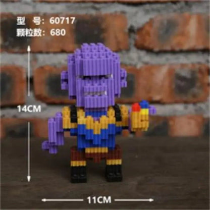 Disney and Marvel peripherals are compatible with Lego small particle assembly building blocks, small toy puzzle ornaments - Avero