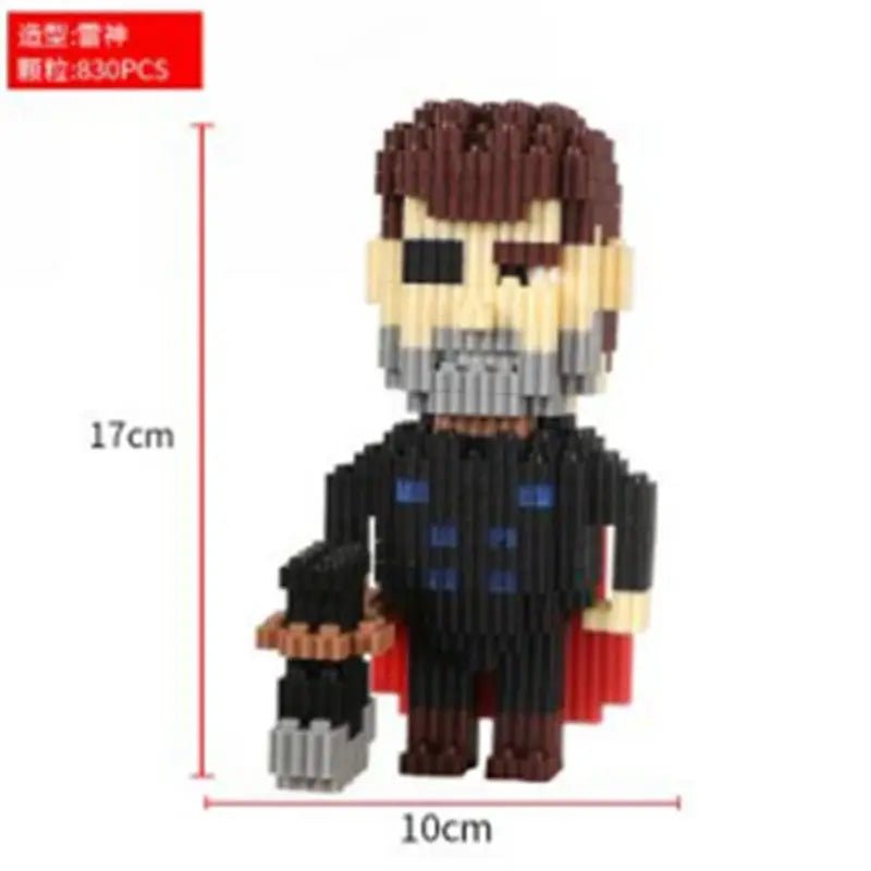 Disney and Marvel peripherals are compatible with Lego small particle assembly building blocks, small toy puzzle ornaments - Avero