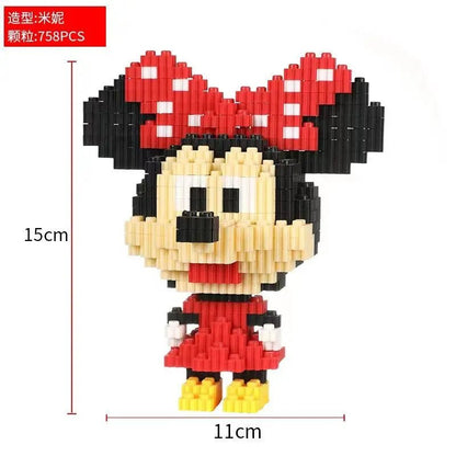 Disney and Marvel peripherals are compatible with Lego small particle assembly building blocks, small toy puzzle ornaments - Avero