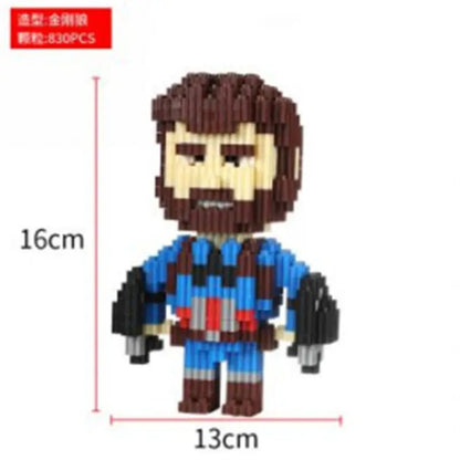 Disney and Marvel peripherals are compatible with Lego small particle assembly building blocks, small toy puzzle ornaments - Avero
